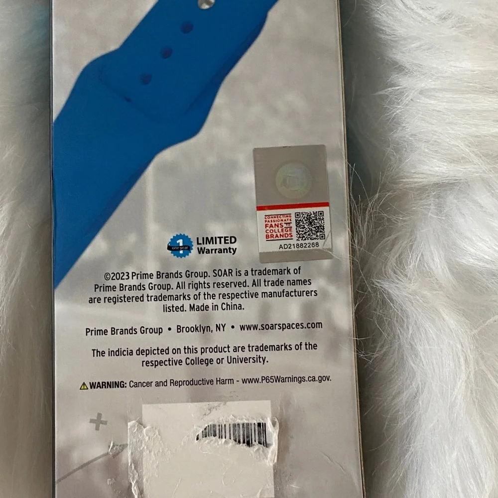 Gators Blue Silicone Watch Band for Apple Watch/ NIB